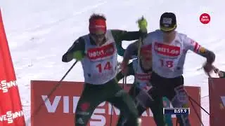 2017/18 combinata 10 km Schonach - Akito Watabe, Jarl Magnus Riiber, Bernhard Gruber