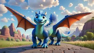 Four Tiny Dragons Chase the Wind | Fantasy Adventure Song for Kids | Rhymes and Imagination Songs