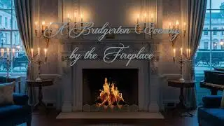 A Bridgerton Cozy Fireplace Ambience | Relaxing Fire Sounds & Regency Room