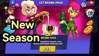 New Season 21 BIZARRE CIRCUS - Active Brawl Pass and Amazing Rewards, Brawl Stars Pro Gameplay!