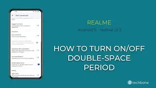 How to Turn On/Off Double-space Period - realme [Android 11 - realme UI 2]