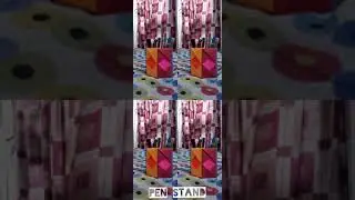 How to make a paper pen stand