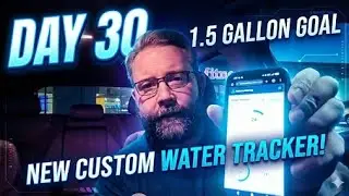 Retatrutide Vlog: 12mg Dose Day, Tracking Water Intake & Building My Own Tools (Day 30)