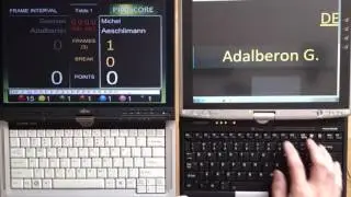 Demo: ProScore Snooker Billiards & Scoreboard & SQL Database Integration 1
