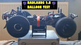 Proline Badlands 2.8 Balloon Test Traxxas Slash 4x4 3s