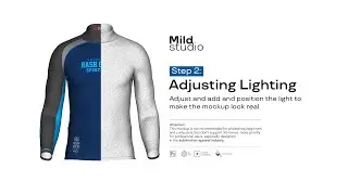 Mild studio 3d mockup tutorial: Adjusting the Light
