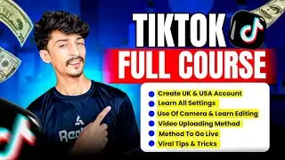 TikTok course Ik hd & tutorial 2025 | UK USA TikTok create accounts and all settings | viral tips