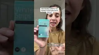 Prioritizing self-care! Sensitive teeth? Hope these whitening strips help!