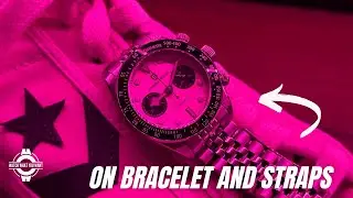 On Bracelet And Straps - Pink Pagani Design Chronograph Watch 2025 (PD-1813M)