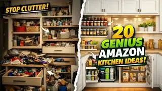 20 лучших кухонных находок на Amazon: идеи организации и хранения для маленьких кухонь, которые д...