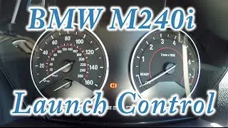 2017 BMW M240i Launch Control 0-100mph (M140i)