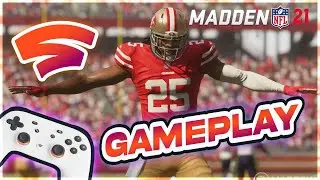 Madden 21 Google Stadia 4k 60 FPS Gameplay | First Look | Looks & Runs Great!