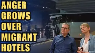 Public Anger Intensifies Over Migrant Hotels - Secret Night Time Drop Offs To 4 Star Luxury