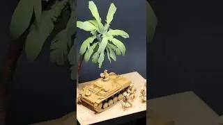 Diorama Panzer Kampfwagen II Ausf F/G 1/35 (TAMIYA)