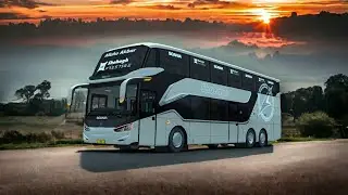 LIVERY SHOHAGH PRESTIGE SR2 DOUBLE DECKER MN RSM MOD BUSSID