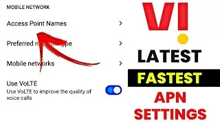 Vi Network Problem  Fix kaise Kare | Vi Latest Apn Settings 2022 | Vi net high speed