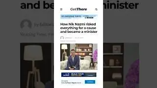 How Nik Nazmi risked everything for a cause and became a minister