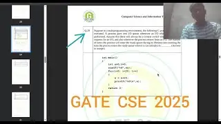 17 yr Old Solving GATE CS Question! | GATE CSE 2025| SET 1 | Q.29