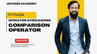 Comparison Operator Overloading in Python || Operator Overloading Part-4