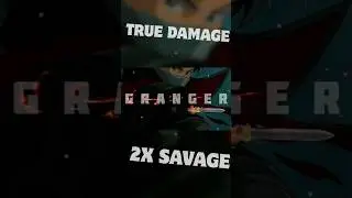 Granger 2x Savage | Granger Mobile Legends | #granger #shorts #mobilelegends2025