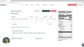 Food Label Maker -Quick Tutorial