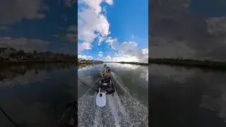 Breaking in the Tohatsu 6hp on the XTR130 #skiff #xtr130 #insta360x5