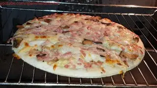 How to cook a LIDL Chef Select Carbonara pizza on a Balay (Bosch, Siemens) electric oven 3HB505XM