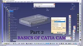 Basics of CATIA CAM in Tamil Part2/How to create axis system/3d CAM programming/CATIA NC Programming