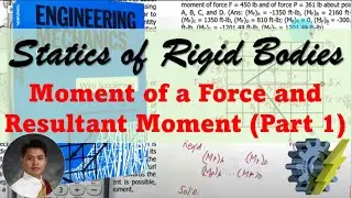 Engineering Mechanics: Statics | Moment of a Force and Resultant Moment  Part 1