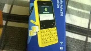 nokia asha 210 dual sim black unboxing
