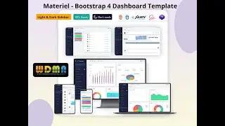 Bootstrap Admin Template With Dashboard UI Kit – Material