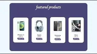 Tow To Create A Product Card Using HTML And CSS Only. A Step By Step Tutorial.