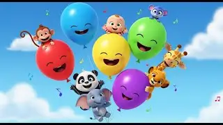 Balloon Colors Song for Babies 🎈 | Interactive Learning Rhyme