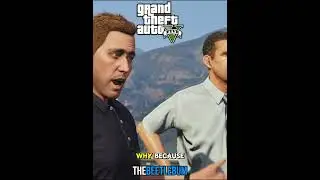 Michael vs Dave Norton standoff gets INSANE #gtav #shorts #action