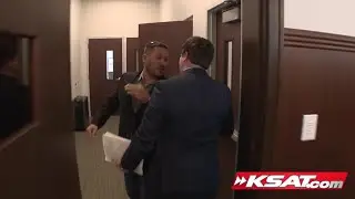 WEB EXTRA: Unplanned interview with Josh Balk outside Guadalupe County Commissioners Court