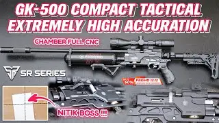 LONG RANGE TERBAIKK‼️GK-500 TACTICAL 2025, SENAPAN ANGIN AKURAT DI 100 METER UP | FPS 1000 UP‼️