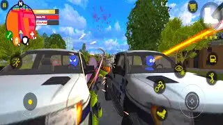 Stickman Rope Hero # Police In Action | New Update 2023