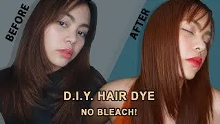 DIY Hair Dye | No Bleach! (Affordable Hair Transformation) | Jasmine Flores