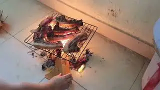 Process of making smoked pork without fire wood or charcoal 😊