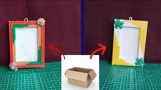 From Waste to Wow! How to Make a Luxury Photo Frame with Waste Cardboard