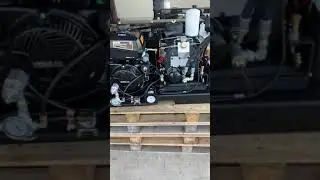 30+CFM engine driven rotary screw compressor