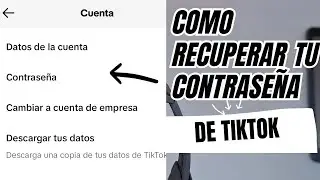 Recuperar Contraseña de #Tiktok