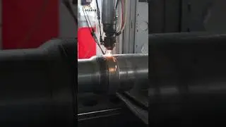 Laser Cladding Repair for Shaft End#lasercladdingequipment #lasercladding