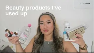 Beauty Products I've Used Up October 2023 | Product empties | Lashes, Bodycare, Skincare