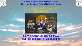 ECFCKS የቤተክርስትያን ድምፅ ለኢትዮዽያ ኮንፈረንስ - ሶስተኛ ቀን (የፓናል ውይይት)
