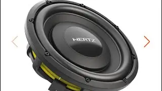 New Hertz Mille pro MPS 250 High performance 10 inch flat woofer Only 3.25 Inches deep !!