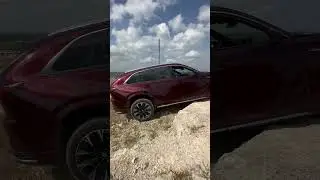 We take the Mazda CX-90 OFF ROAD 🤘 #new #cx90 #mazda #truck #mazdacars #texas