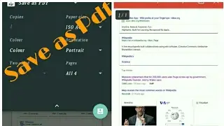 Print to PDF in Android phone , do PDF