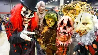 Halloween Horror Costumes at Midwest Haunters Convention 2024
