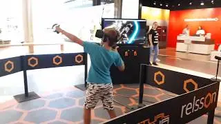 Space Ranger SHOOTING Droids with VR Oculus Rift (by Relsson)